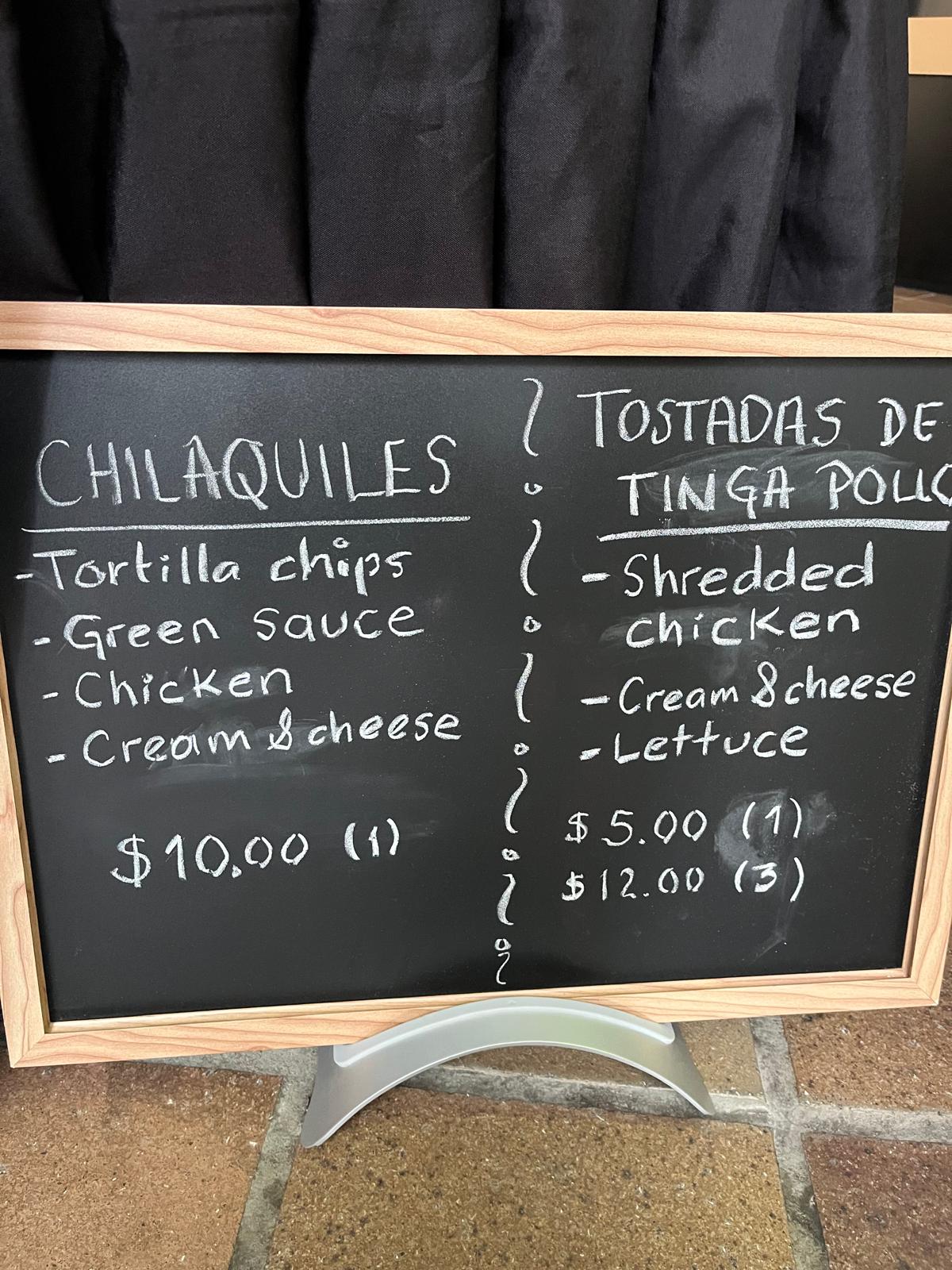 Platillo de La Sazón del Comal
